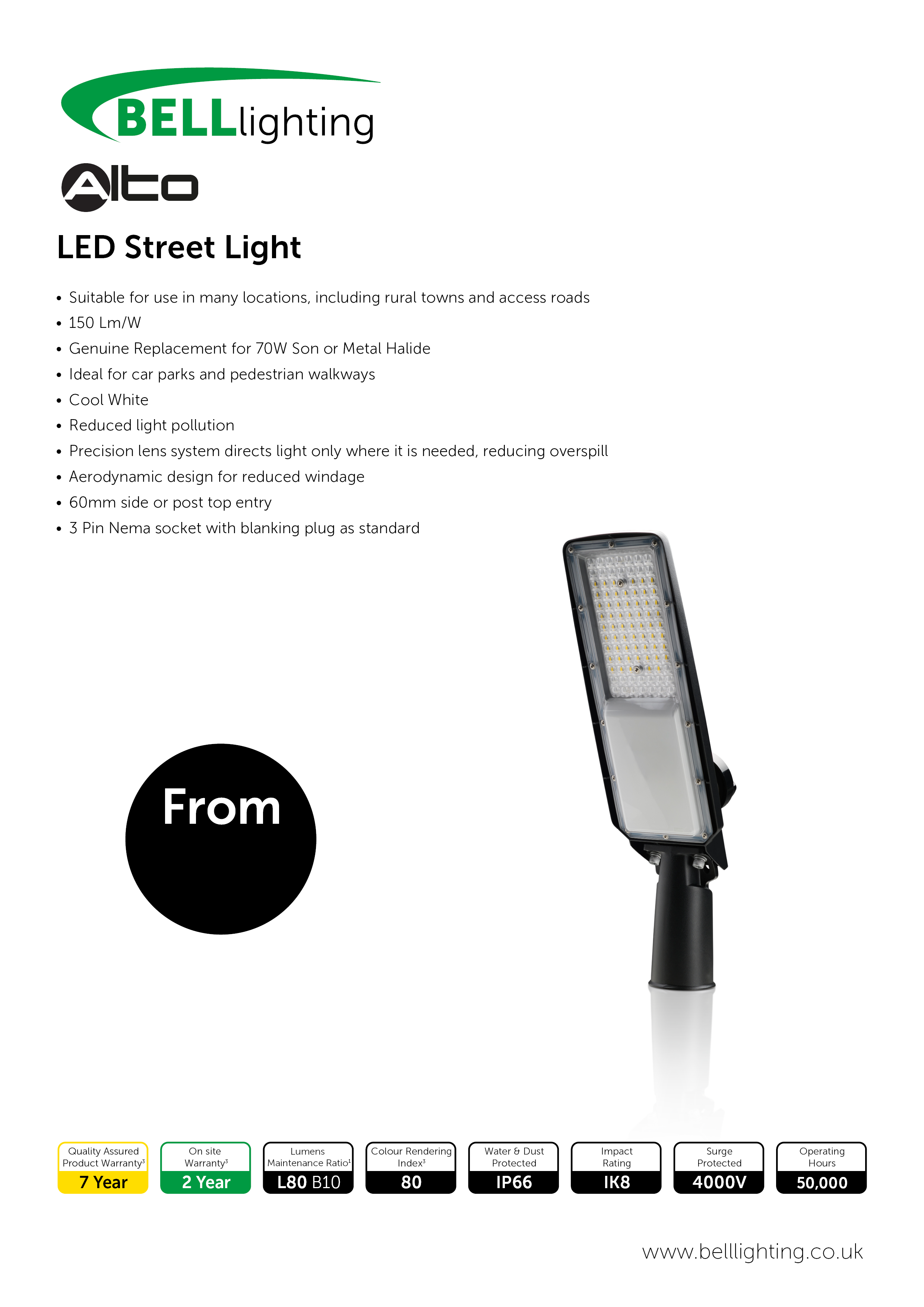 Alto LED Street Light