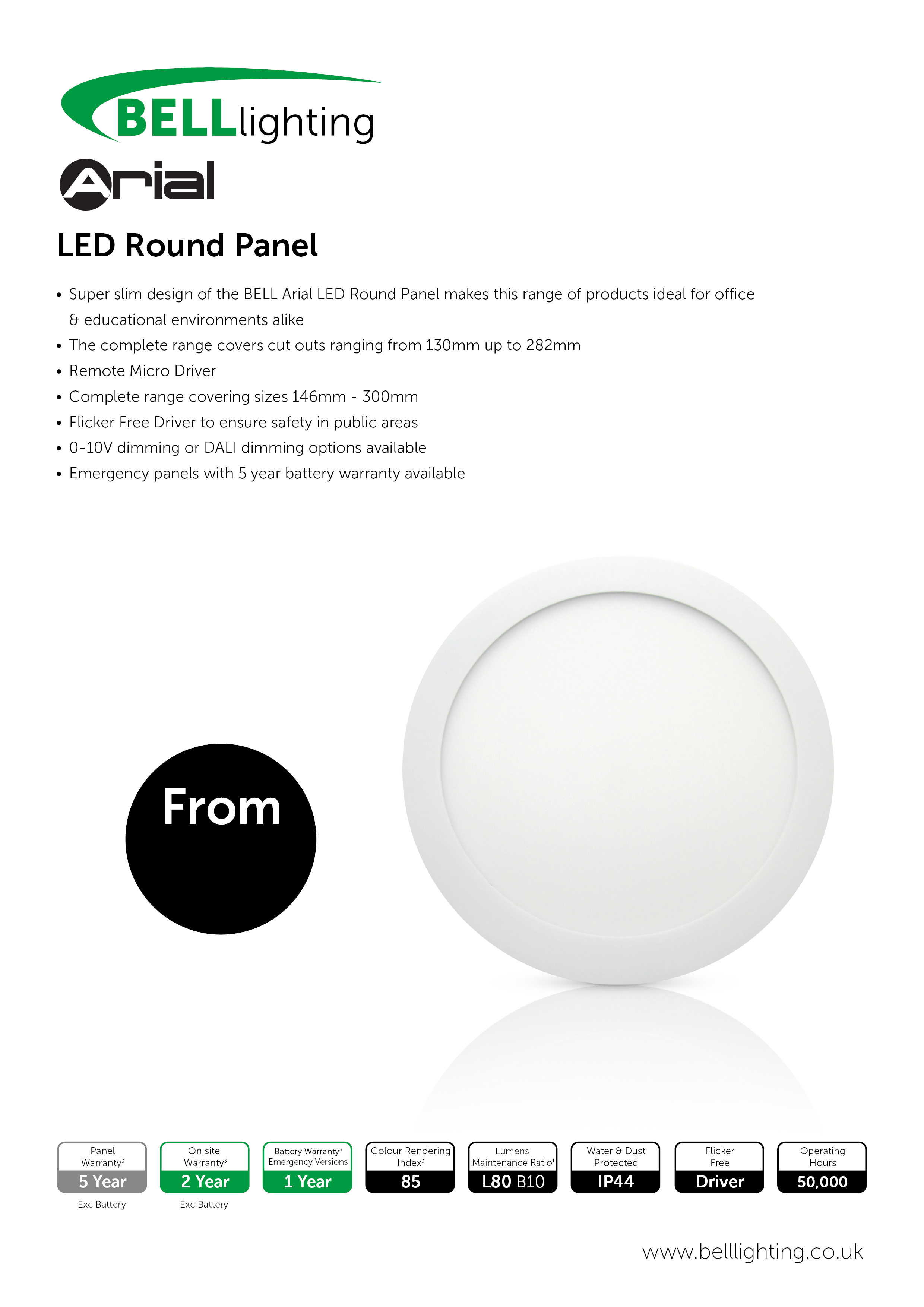 Arial LED Round Panel
