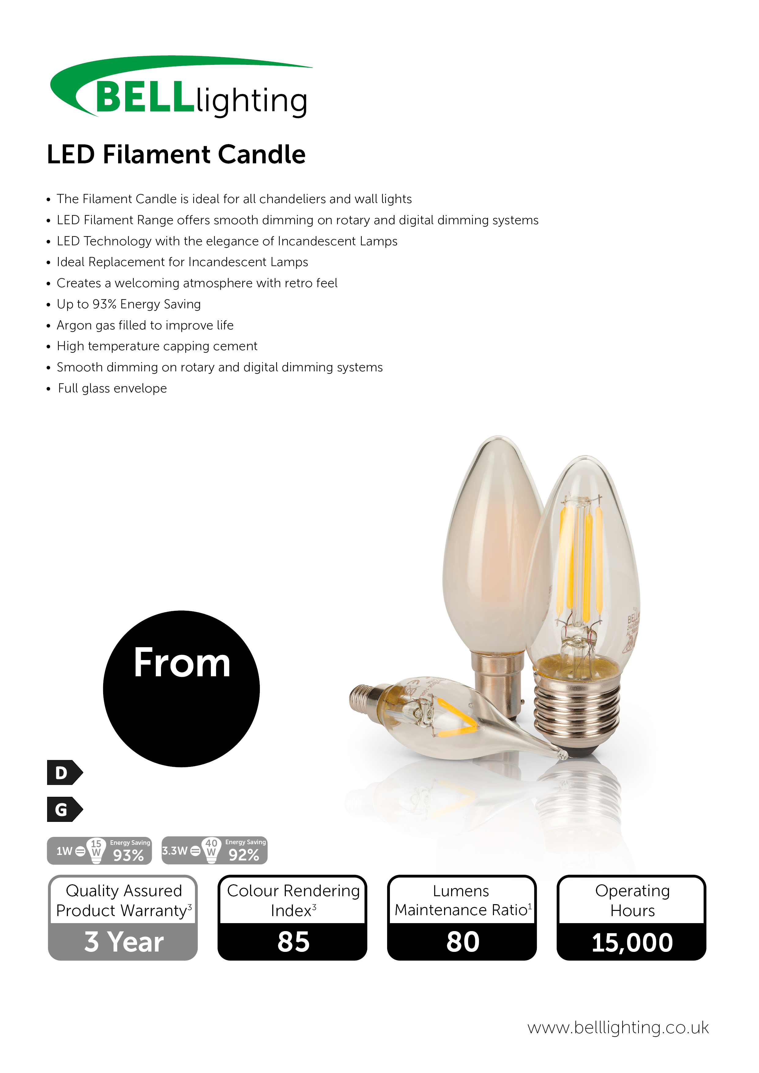 Filament Candle