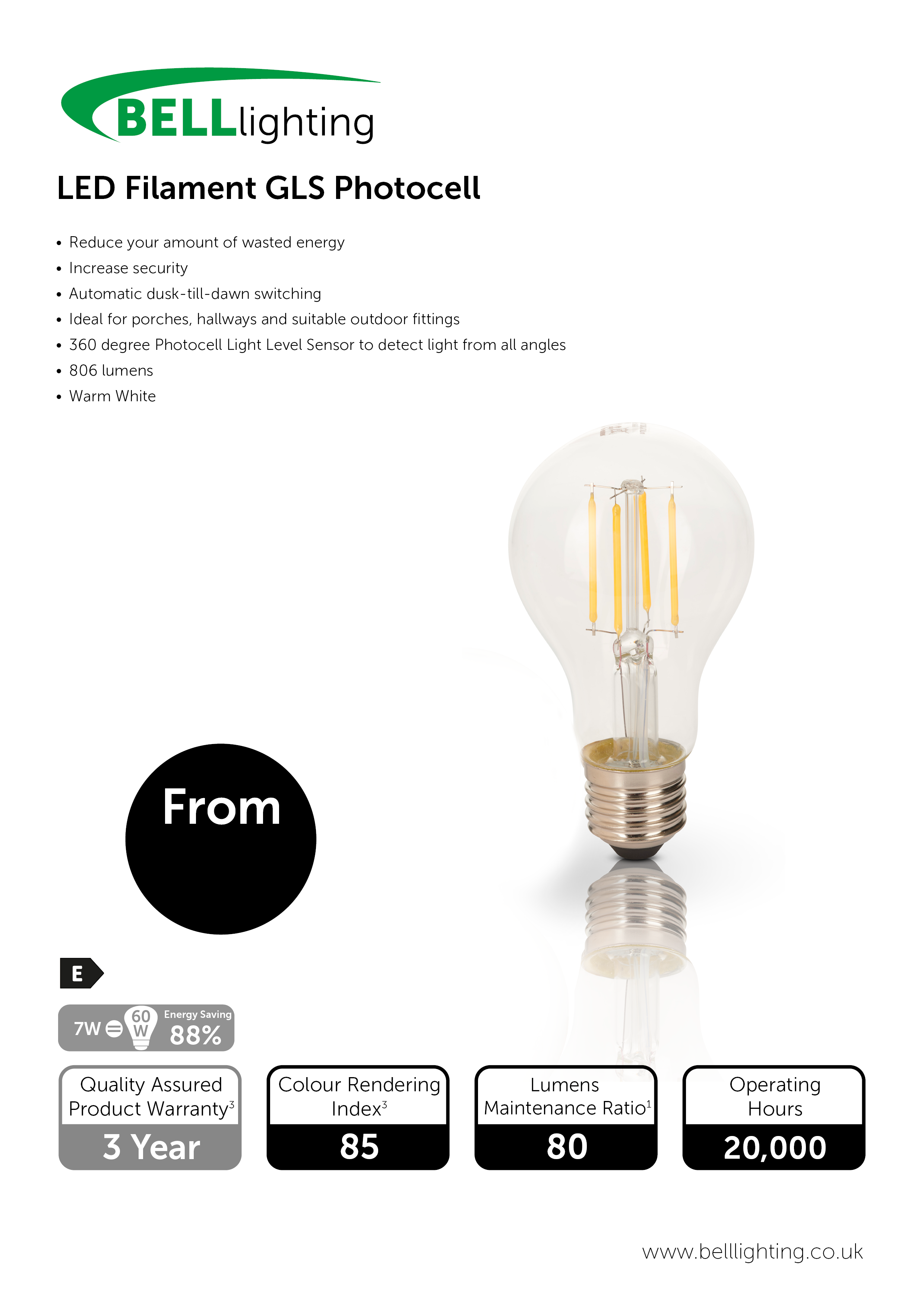 Filament Photocell GLS