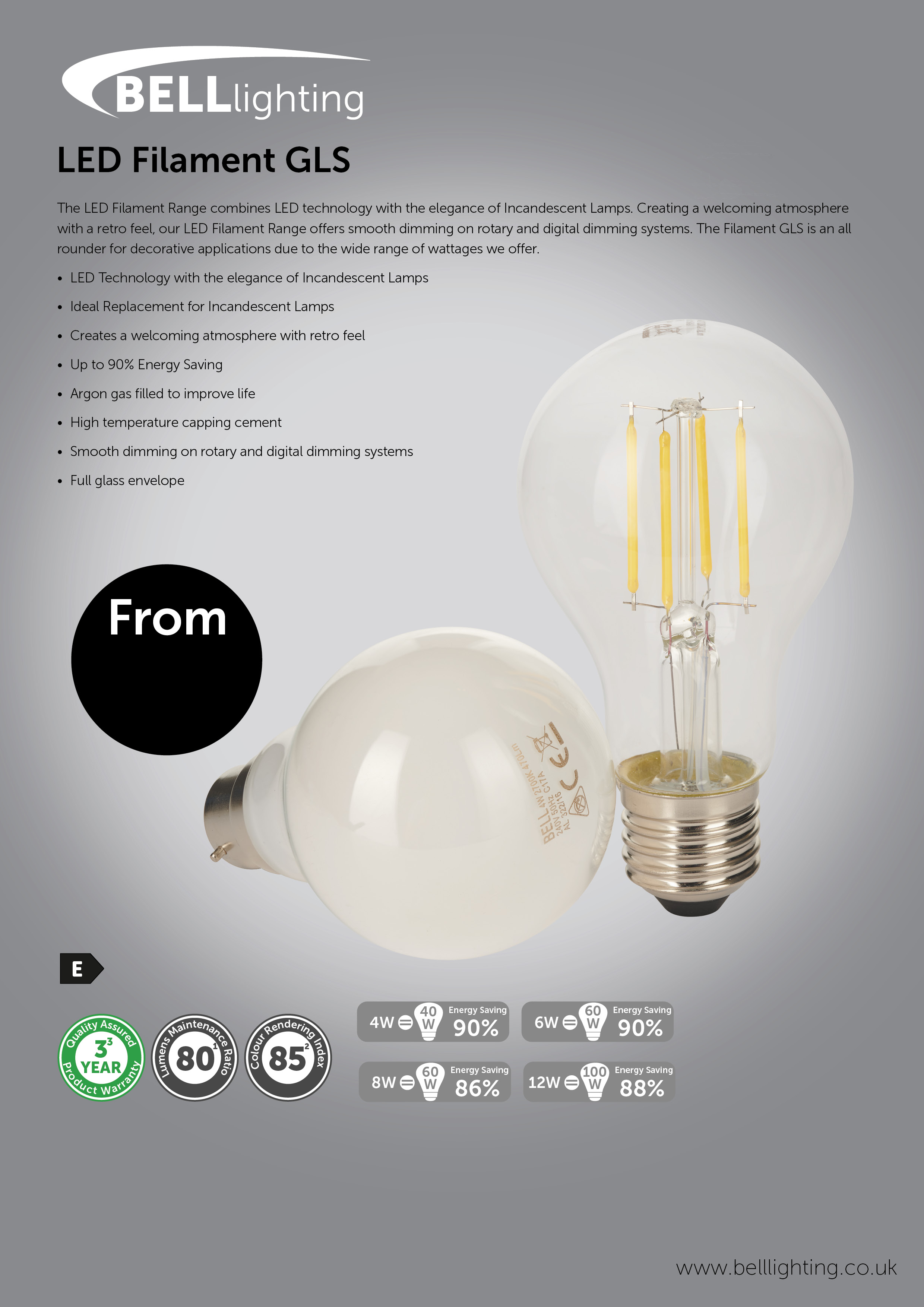 LED Filament GLS