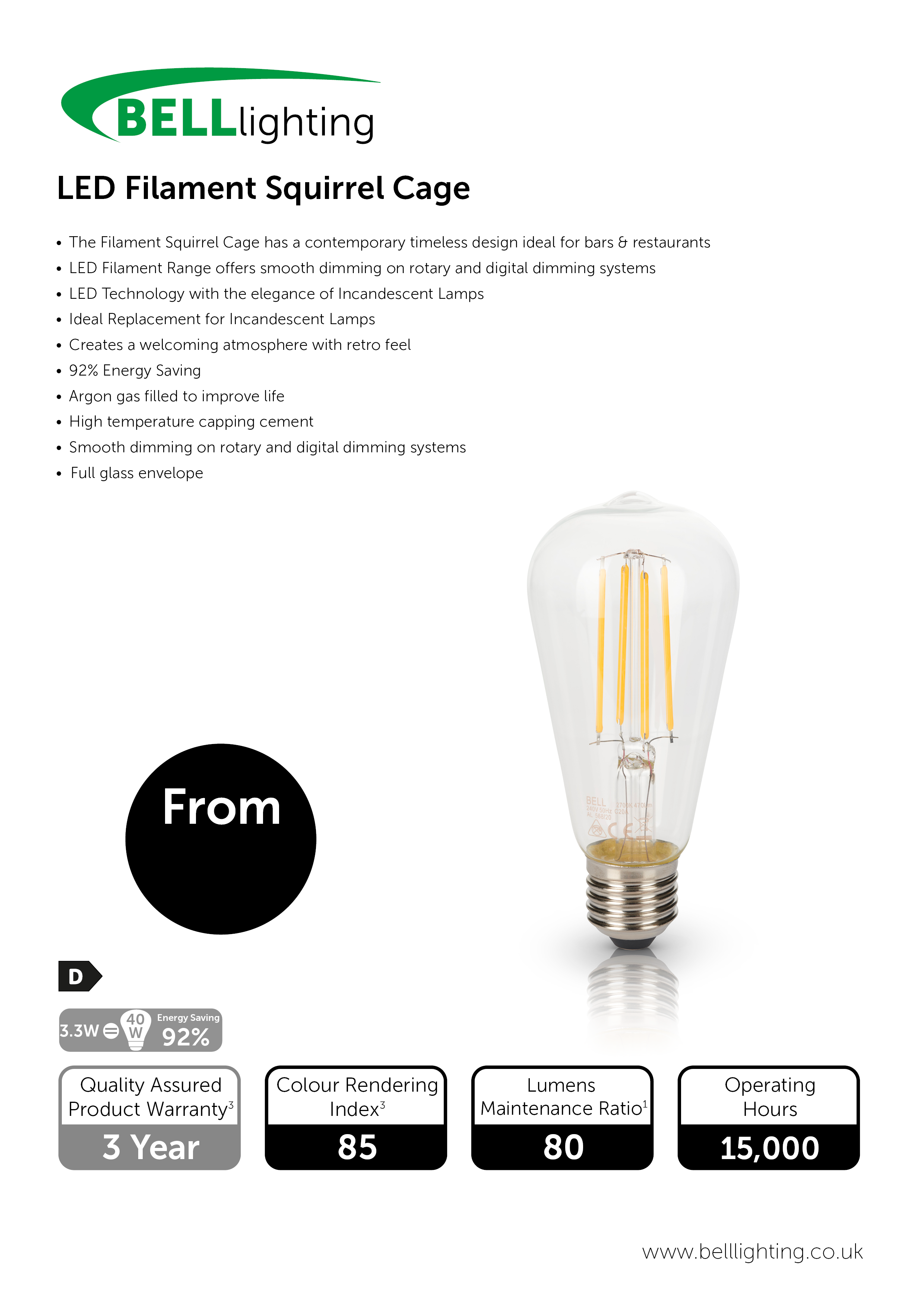 Filament Squirrel Cage