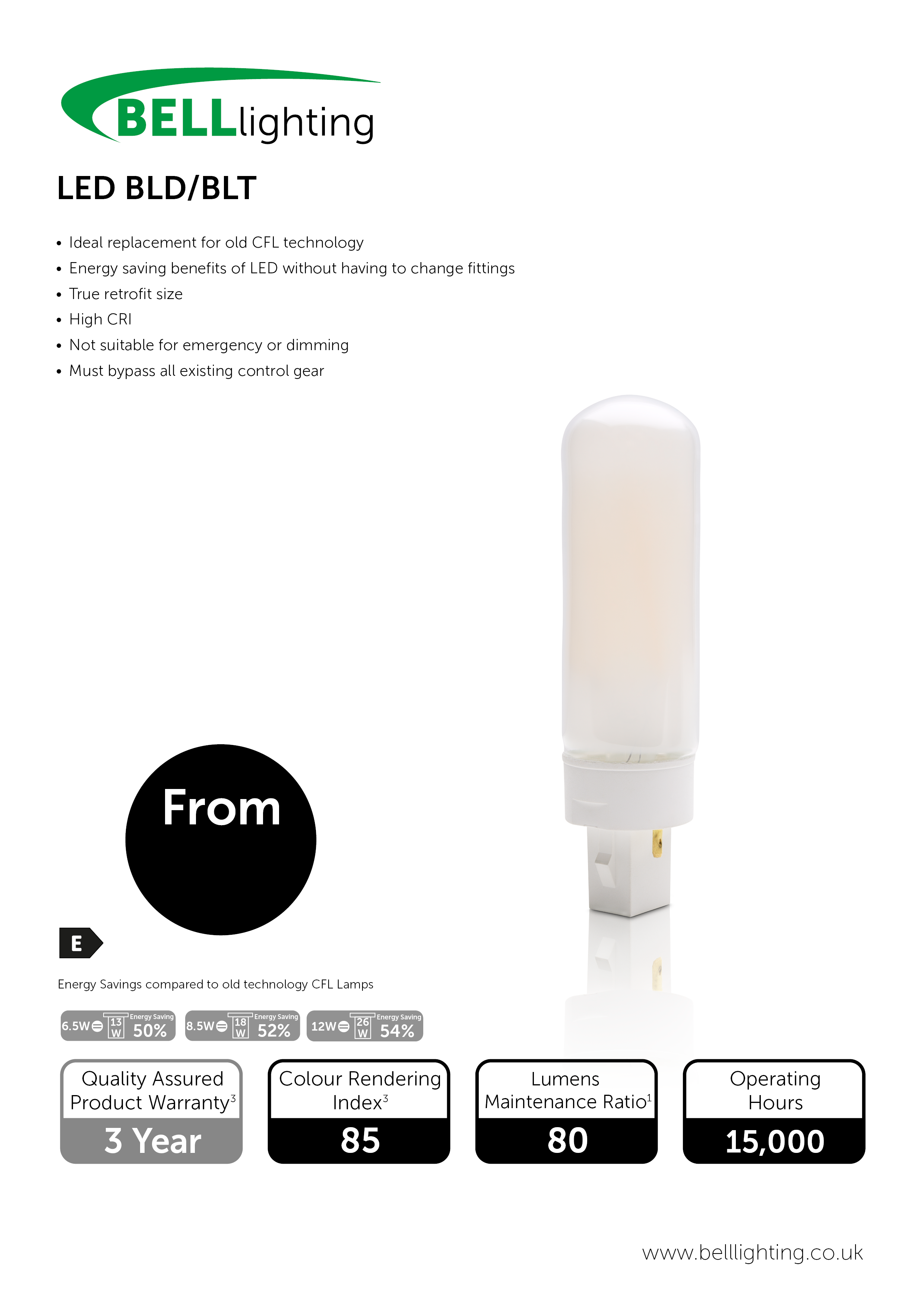 Glass LED BL