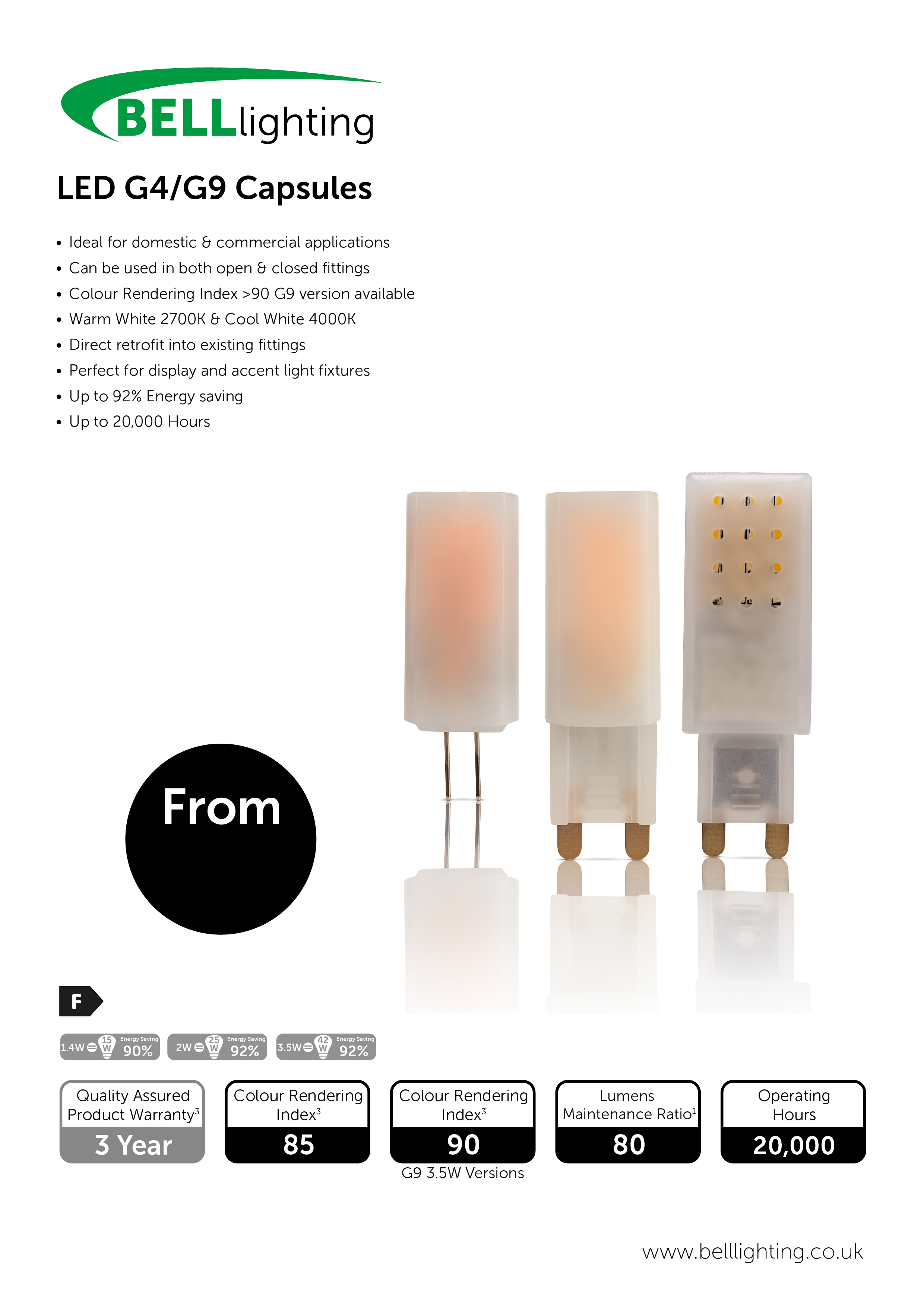 G4/G9 LED Capsules