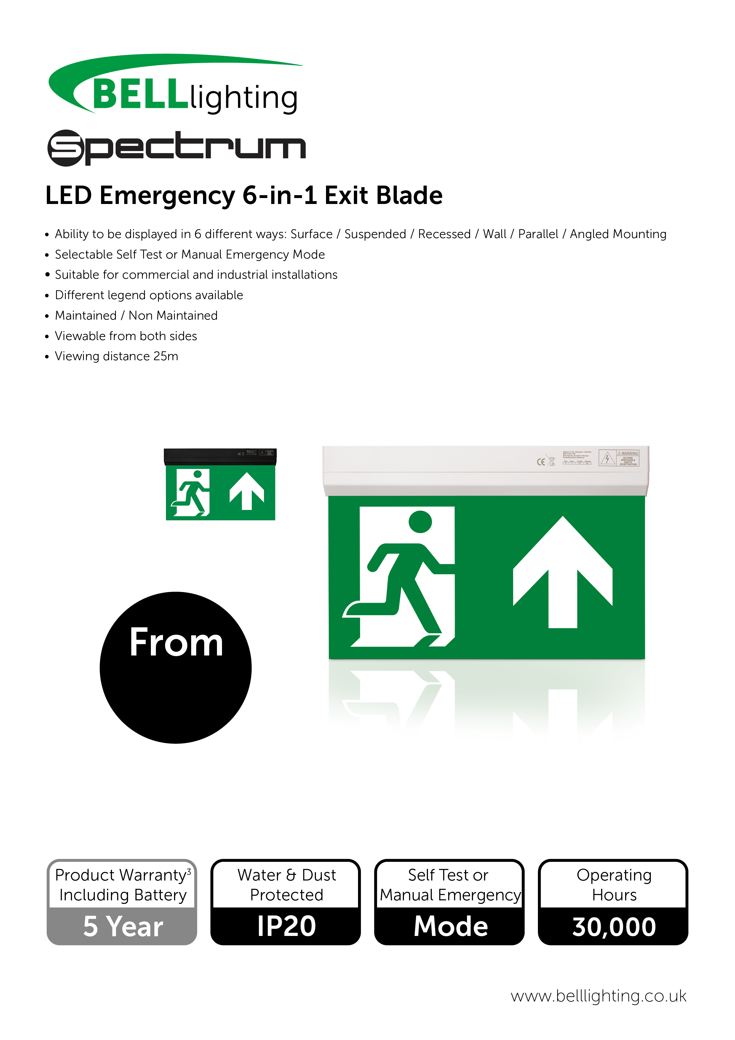 Spectrum Emergency 6-in-1 Exit Blade