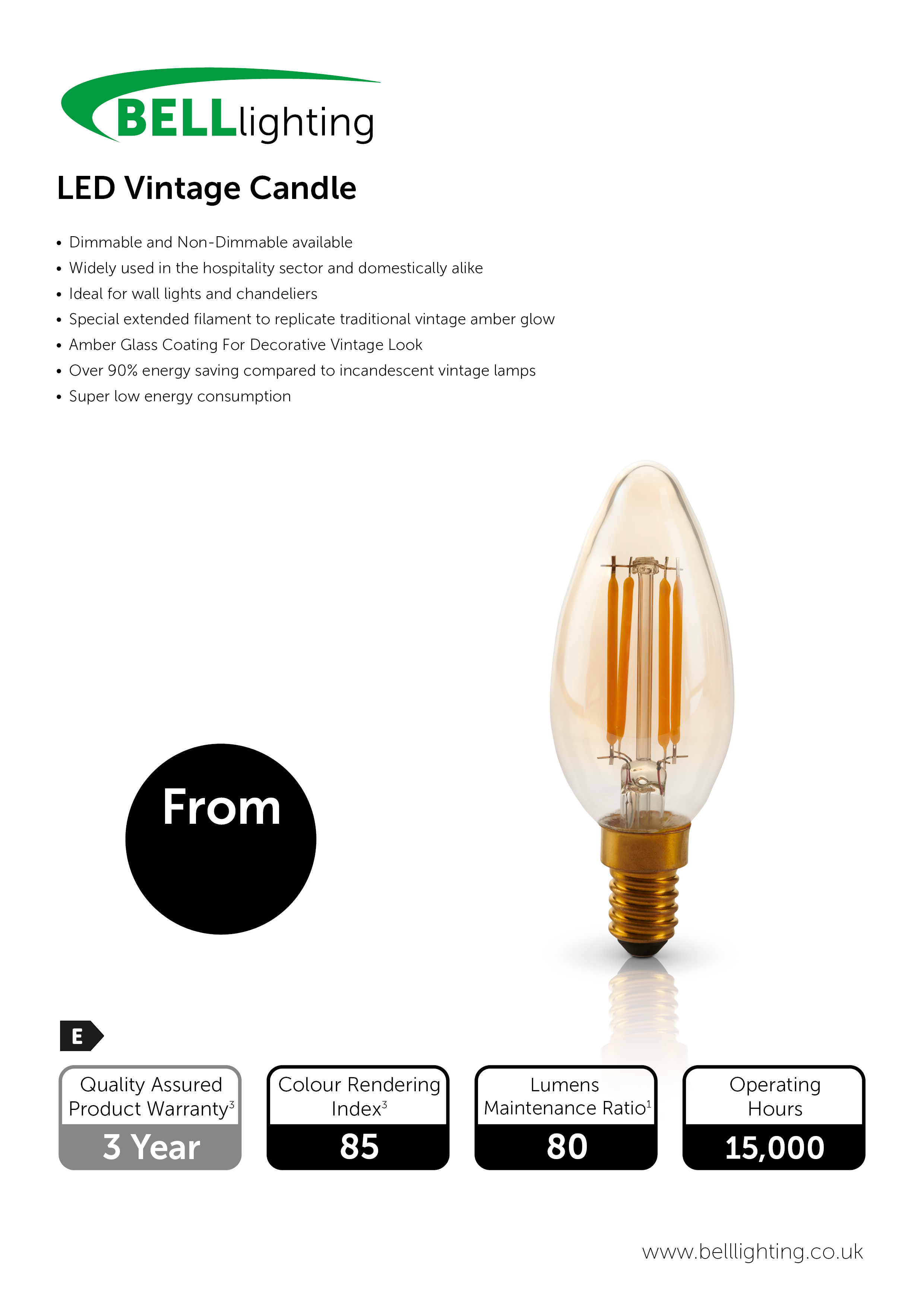 LED Vintage Candle