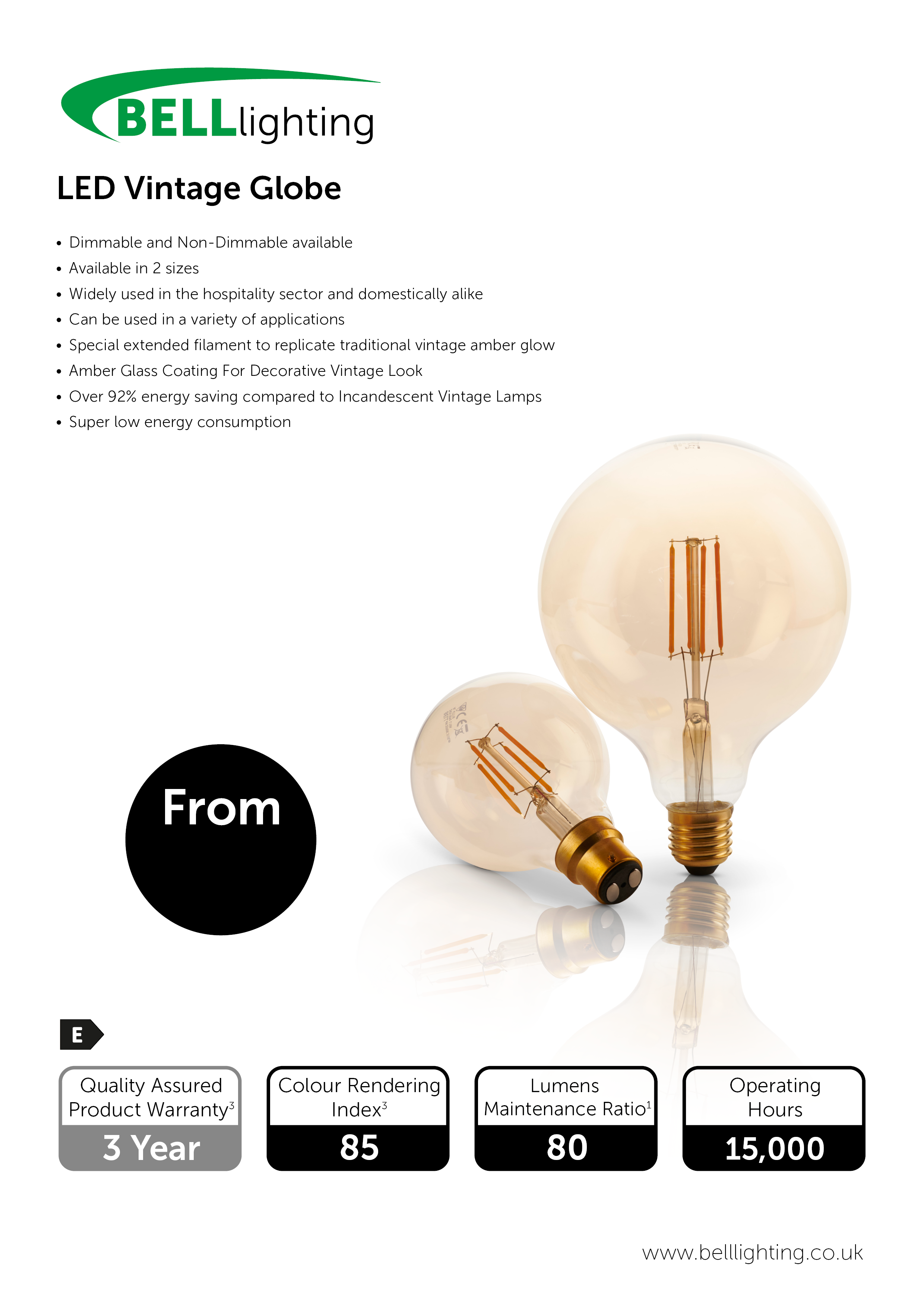 LED Vintage Globe